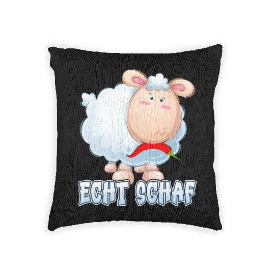 Sheep North German Lamb Shepherd Woven Pillows