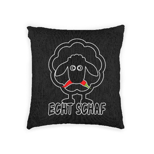 Sheep North German Lamb Shepherd Woven Pillows