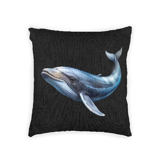 Whale Woven Pillows