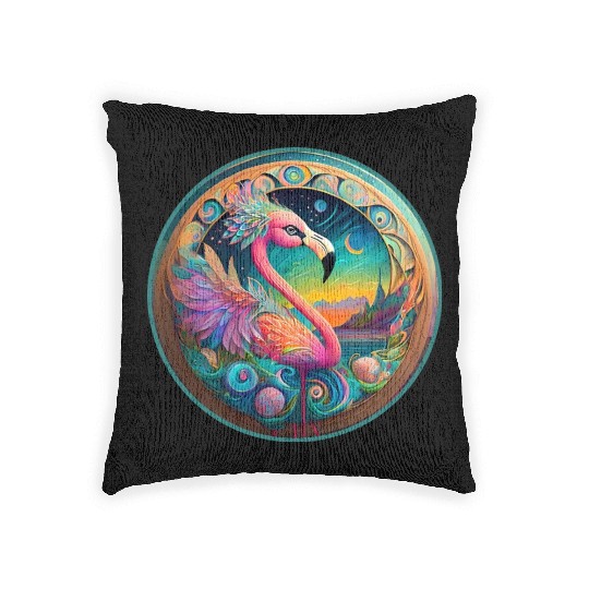 aiTee Flamingo 01 Woven Pillows