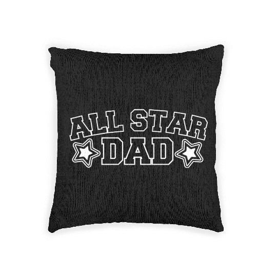 All Star Dad - Gift for Father´s Day Woven Pillows