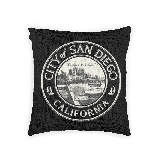 SAN DIEGO CALIFORNIA Woven Pillows