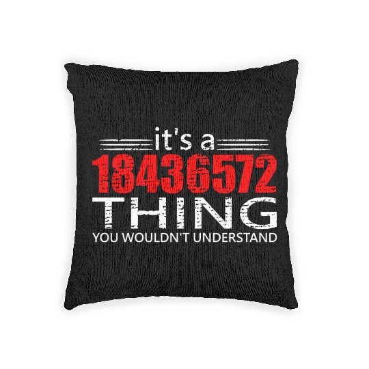 It's A 18436572 Thing Funny V8 Engine Car Guy Woven Pillows