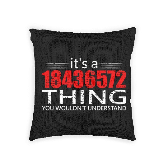 It's A 18436572 Thing Funny V8 Engine Car Guy Woven Pillows