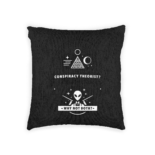 History Buff or Conspiracy Theorist? Woven Pillows