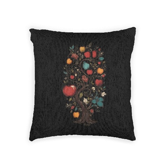 Apple tree Woven Pillows