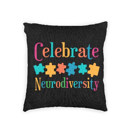 Celebrate Neurodiversity Woven Pillows