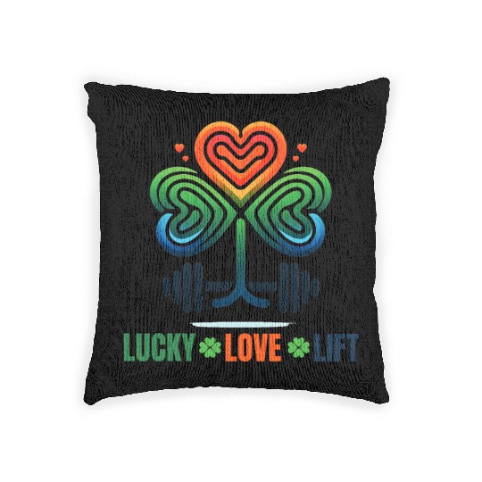 Lucky Love Lift Workout Woven Pillows