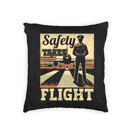 Airport Safety Officer Aviation Airport Jobs Woven Pillows