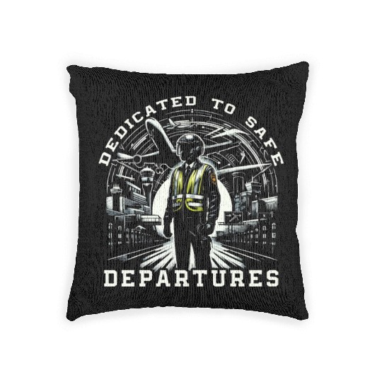 Airport Safety Officer Aviation Airport Jobs Woven Pillows
