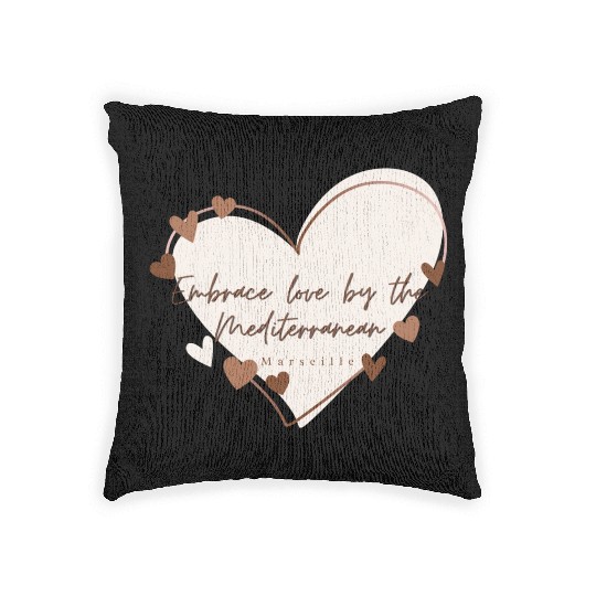 Embrace love by the Mediterranean Woven Pillows
