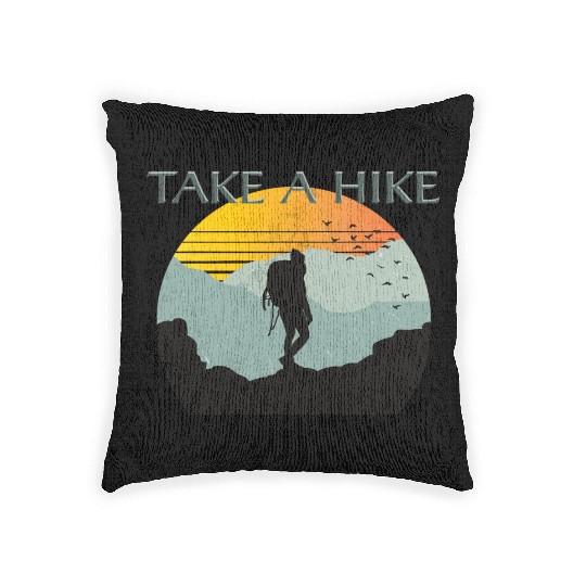 TAKE A HIKE Woven Pillows