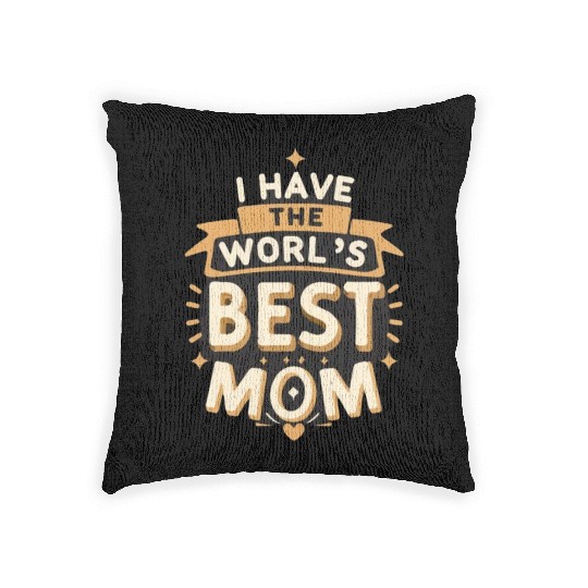 Yellow Brown Red Colorful Graffiti Woven Pillows