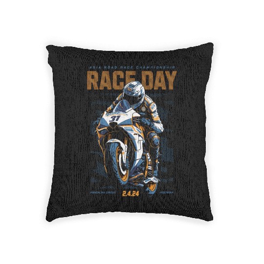 Race Day Woven Pillows