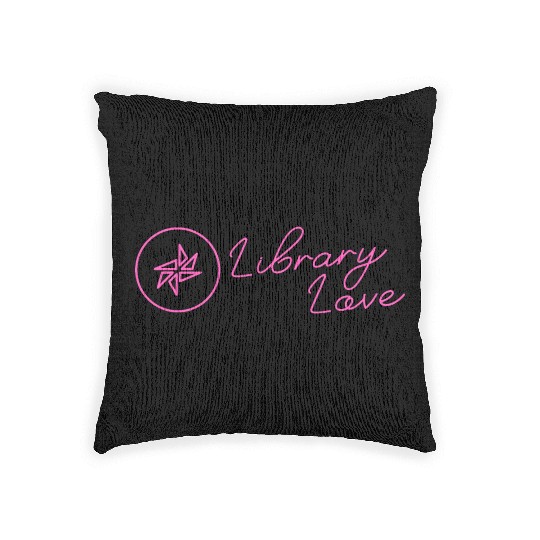 ALIA Library Love Neon Pink Solid Woven Pillows