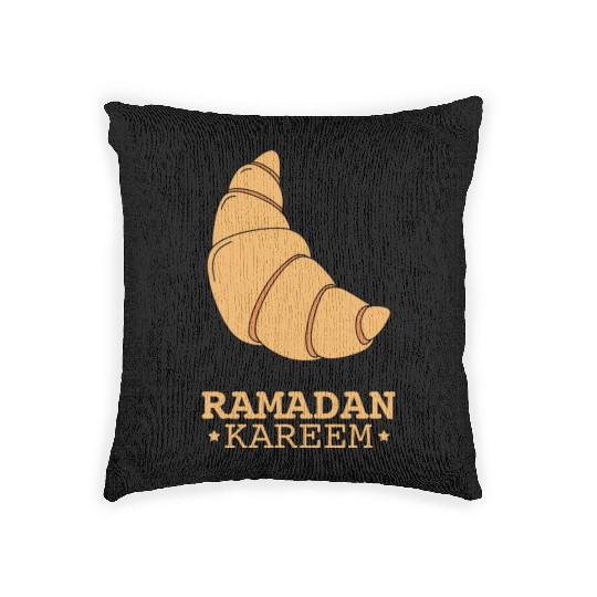 The crescent croissant is a sweet combination Woven Pillows