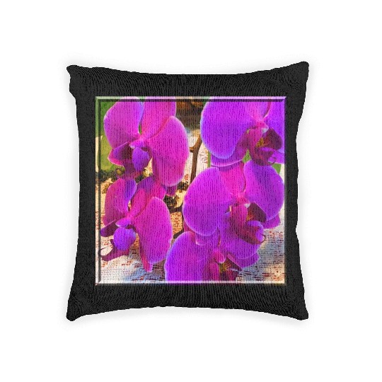 Orchid 4 Woven Pillows