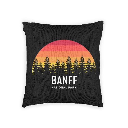 Banff National Park Woven Pillows