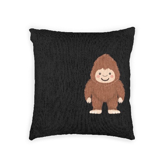 Believe in Bigfoot!"  D83C DF32 D83D DC63 Woven Pillows