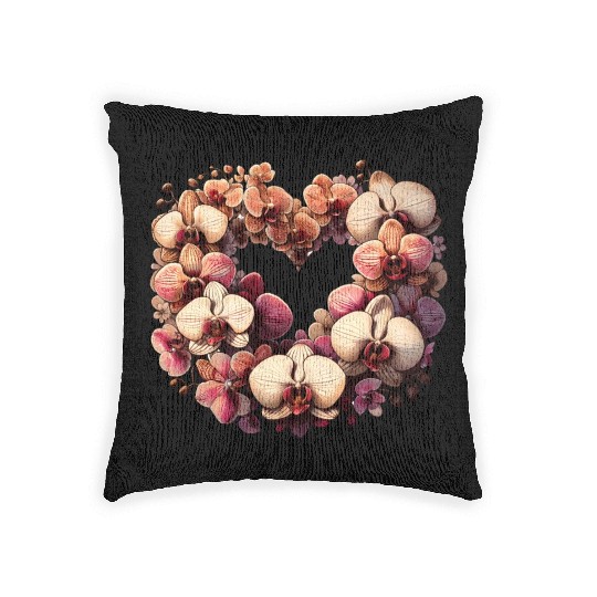 Orchids Woven Pillows
