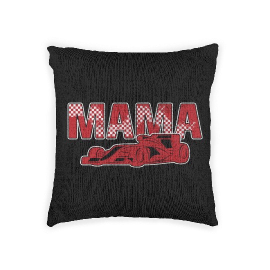 Racing Birthday Matching Family Race Car Pit Crew Woven Pillows