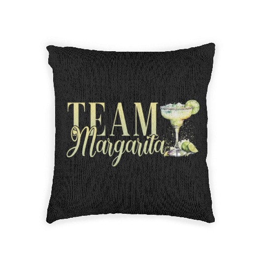 Team Margarita Tequila Stag Party Woven Pillows