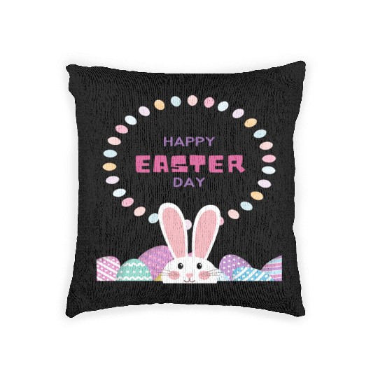 Happy Easter Woven Pillows