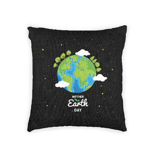 Earth day Woven Pillows