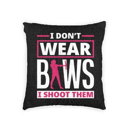 Archery Women Girls Woven Pillows