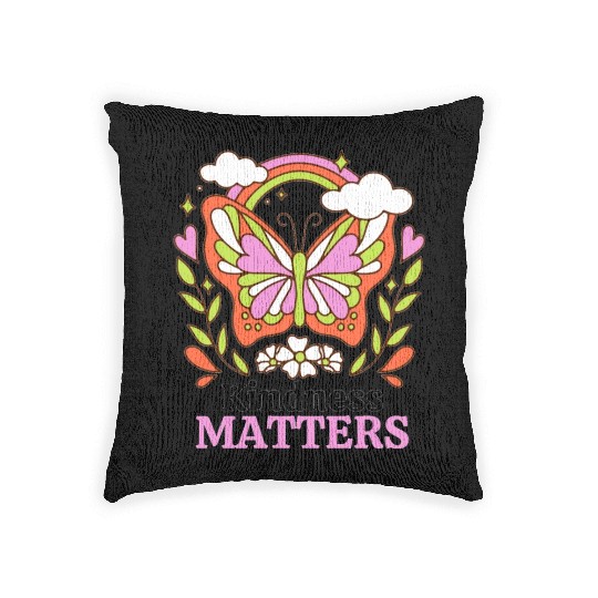 Kindness Matters, spring Woven Pillows