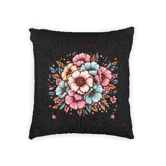 He is Risen Floral Easter Christian Duo Woven Pillows