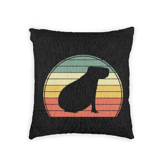 Capybara Is My Spirit Animal Woven Pillows