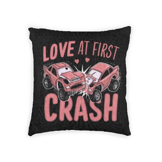 Demo Derby Demolition Derby Demolition Derby Lover Woven Pillows