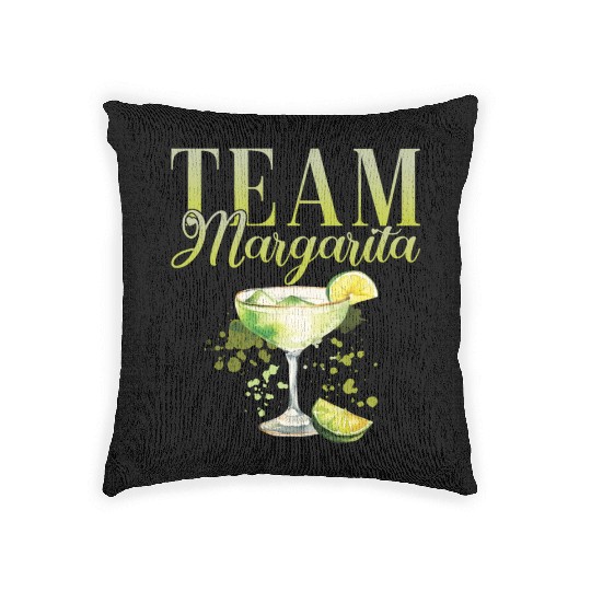 Team Margarita Tequila Stag Party Woven Pillows