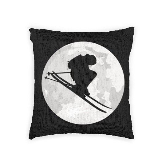 MOON SKIER DESIGN Woven Pillows