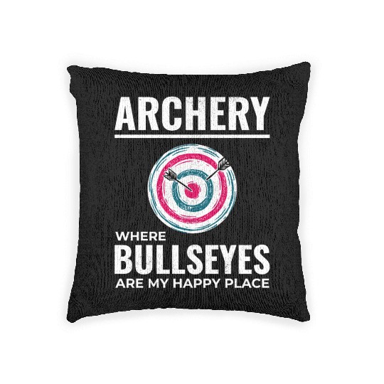 Archery Targets Archer Bullseye Shooting Sport Woven Pillows