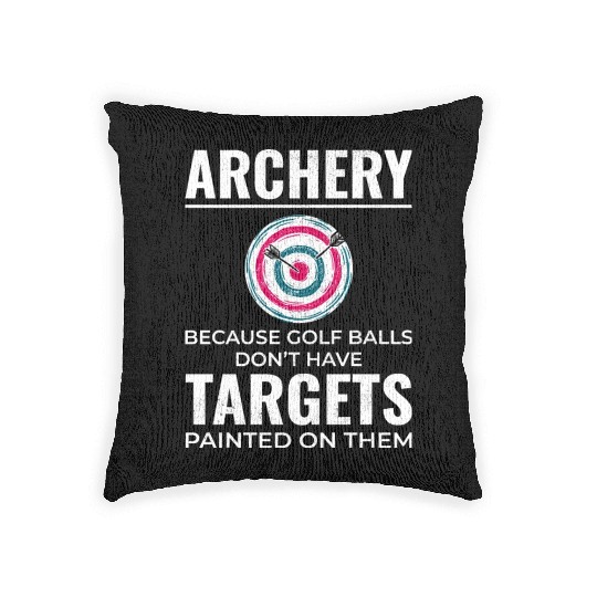 Archery Targets Archer Bullseye Shooting Sport Woven Pillows