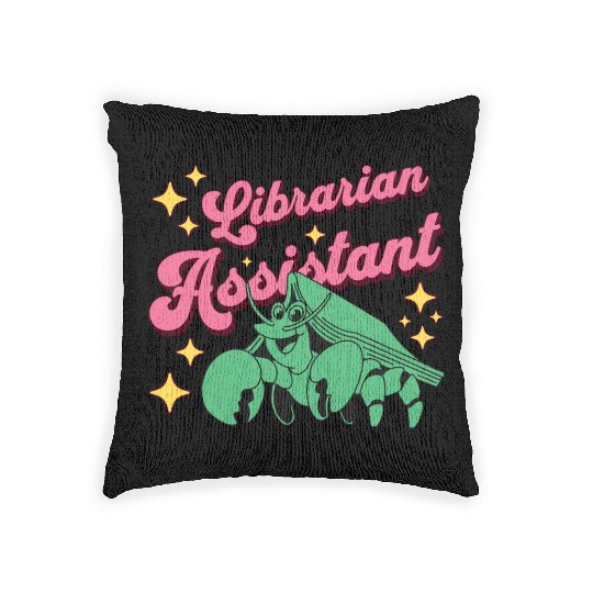 Librarian Assistant Job Title Awesome Library Woven Pillows