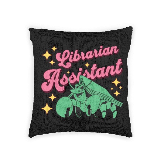 Librarian Assistant Job Title Awesome Library Woven Pillows
