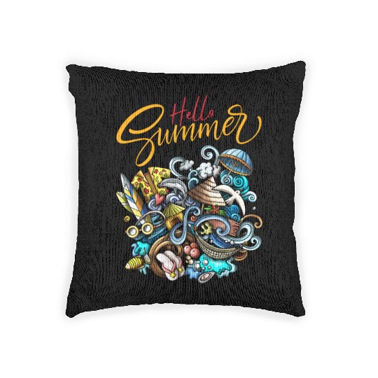 Summer Vibes Woven Pillows