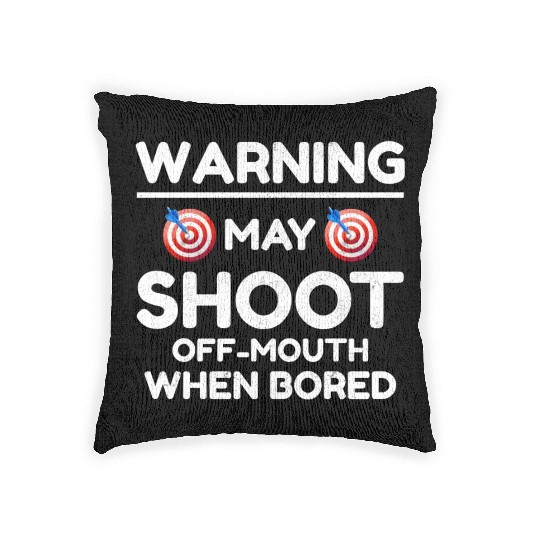 Archery Targets Archer Bullseye Shooting Sport Woven Pillows