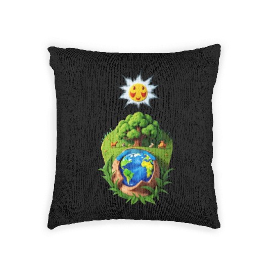 Every Day is Earth day Woven Pillows