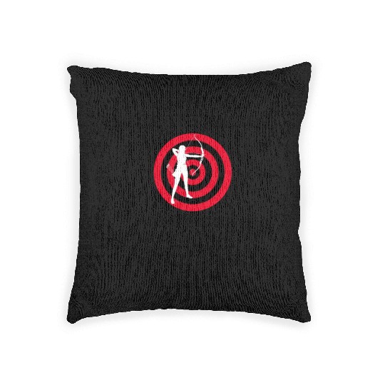 Archery Targets Archer Bullseye Shooting Sport Woven Pillows