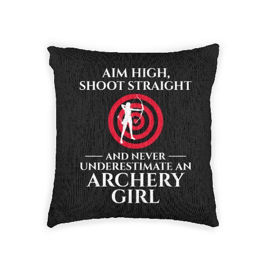 Archery Targets Archer Bullseye Shooting Sport Woven Pillows