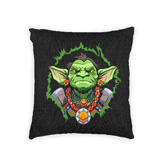 Green Goblin Woven Pillows