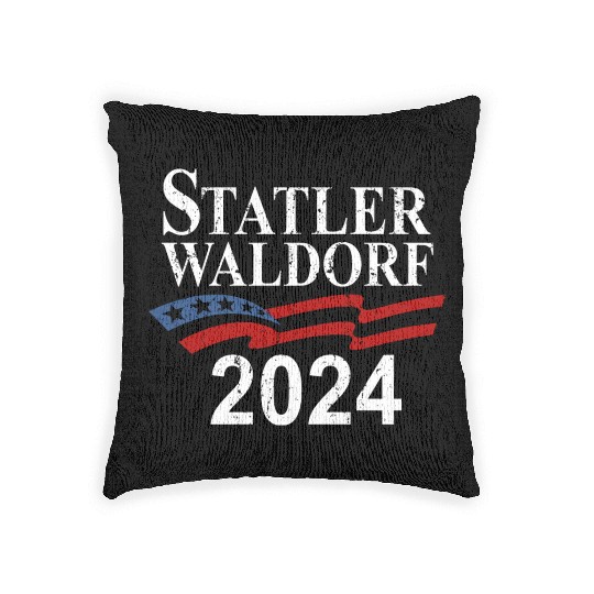 Statler and Waldorf Woven Pillows