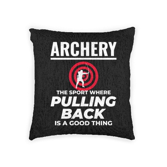 Archery Targets Archer Bullseye Shooting Sport Woven Pillows