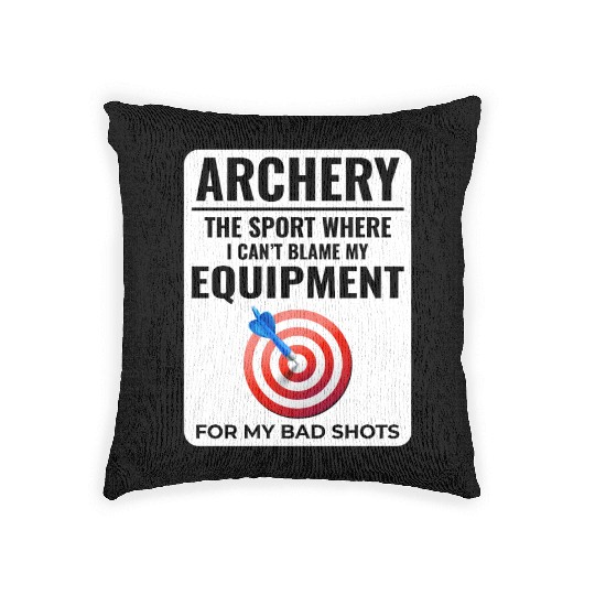 Archery Targets Archer Bullseye Shooting Sport Woven Pillows