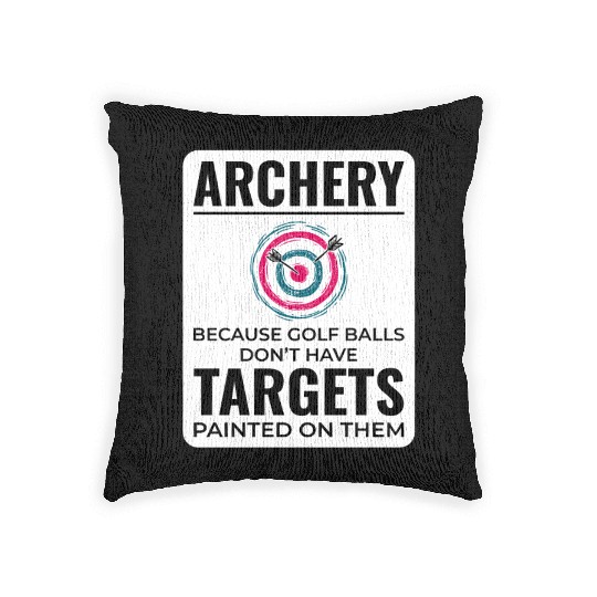 Archery Targets Archer Bullseye Shooting Sport Woven Pillows