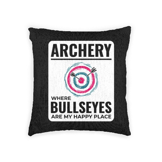 Archery Targets Archer Bullseye Shooting Sport Woven Pillows
